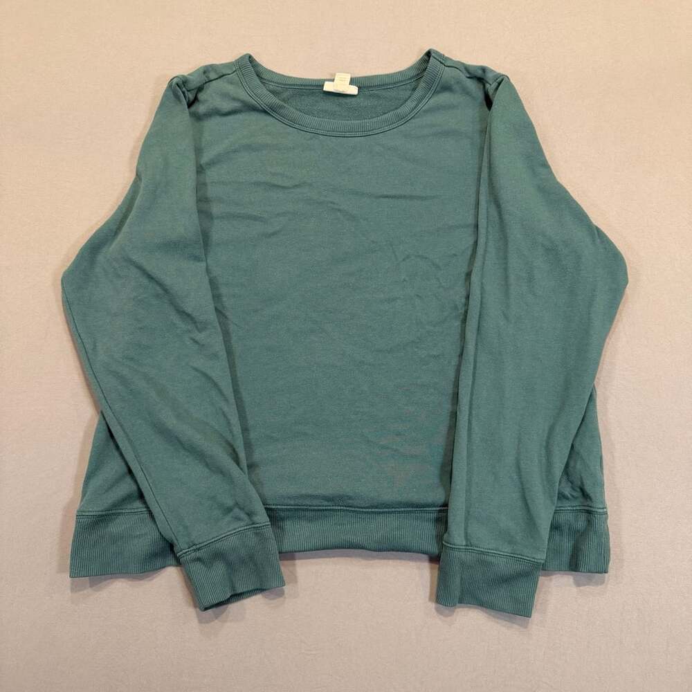 a.n.a Crewneck Sweatshirt Size XL Teal Green Long Sleeve Pullover